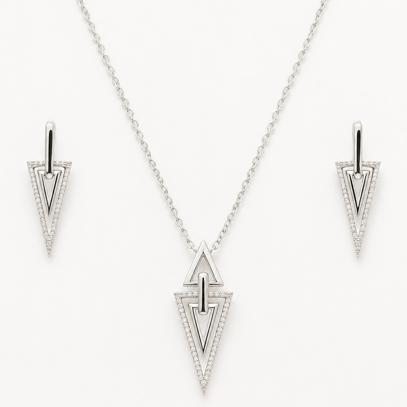 Astra Edge Pendant Set