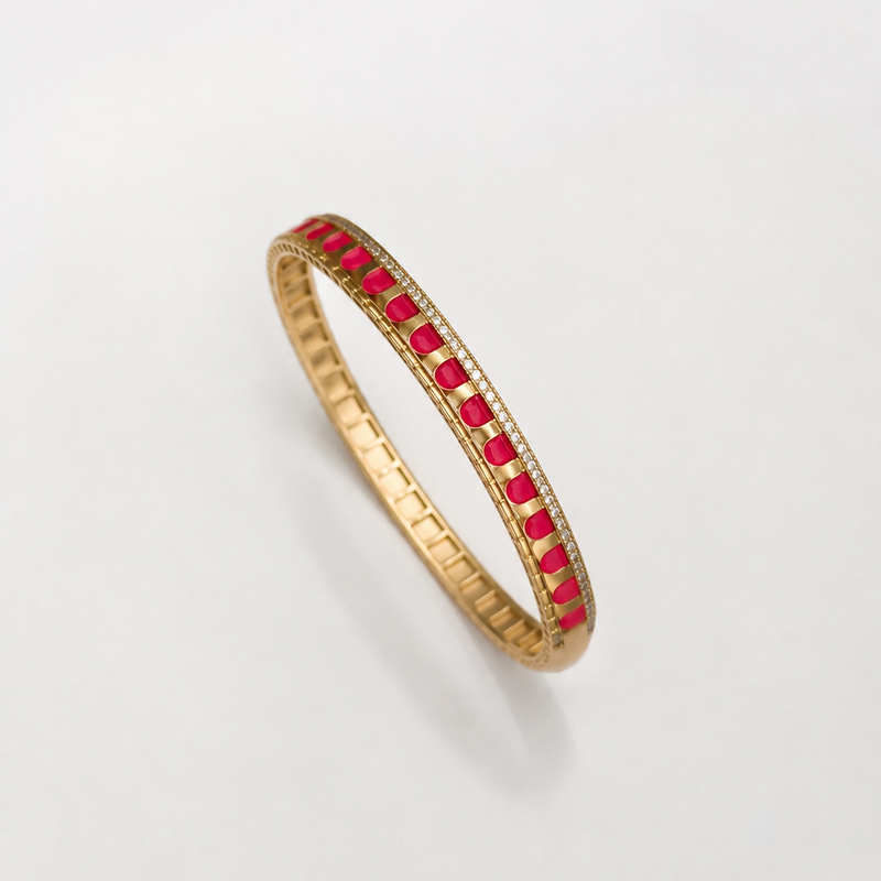 Rouge Line Bangle