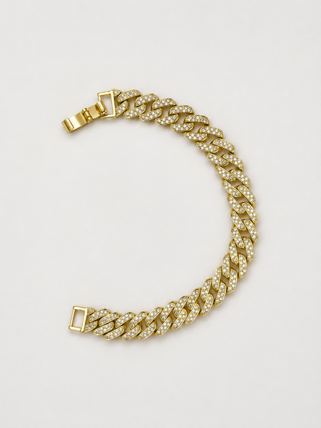 Sorelle Pavé Cuban Bracelet