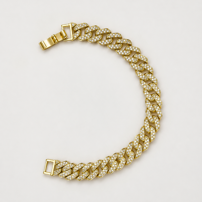 Sorelle Pavé Cuban Bracelet