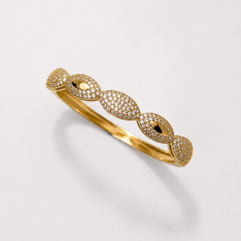 Luna Marquise Bangle