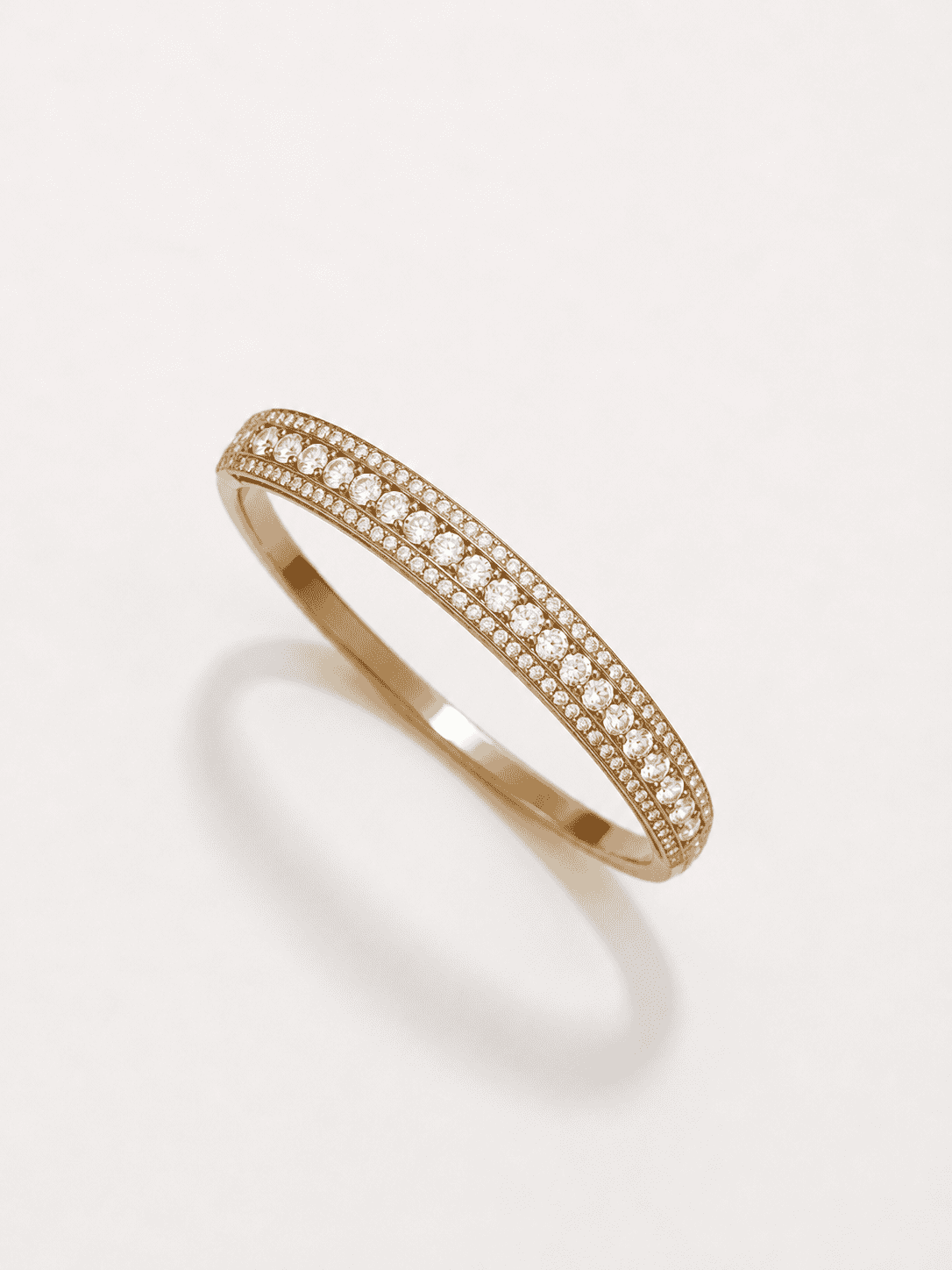 The Queen Bee Crown Bangle — Gold Plated Halo Bangle by House of Zena, flat lay