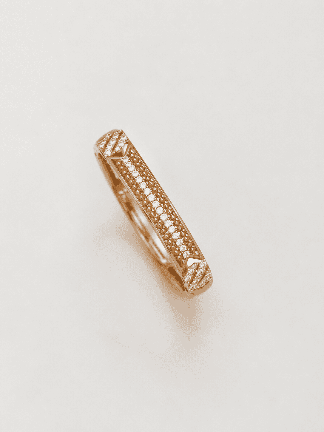 The Cleopatra Royal Filigree Cuff — Gold Plated Royale Bangle by House of Zena, worn on model