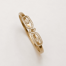 The Lucky Four-Leaf Clover Bangle — Gold Plated Duo Clover Bangle by House of Zena, flat lay