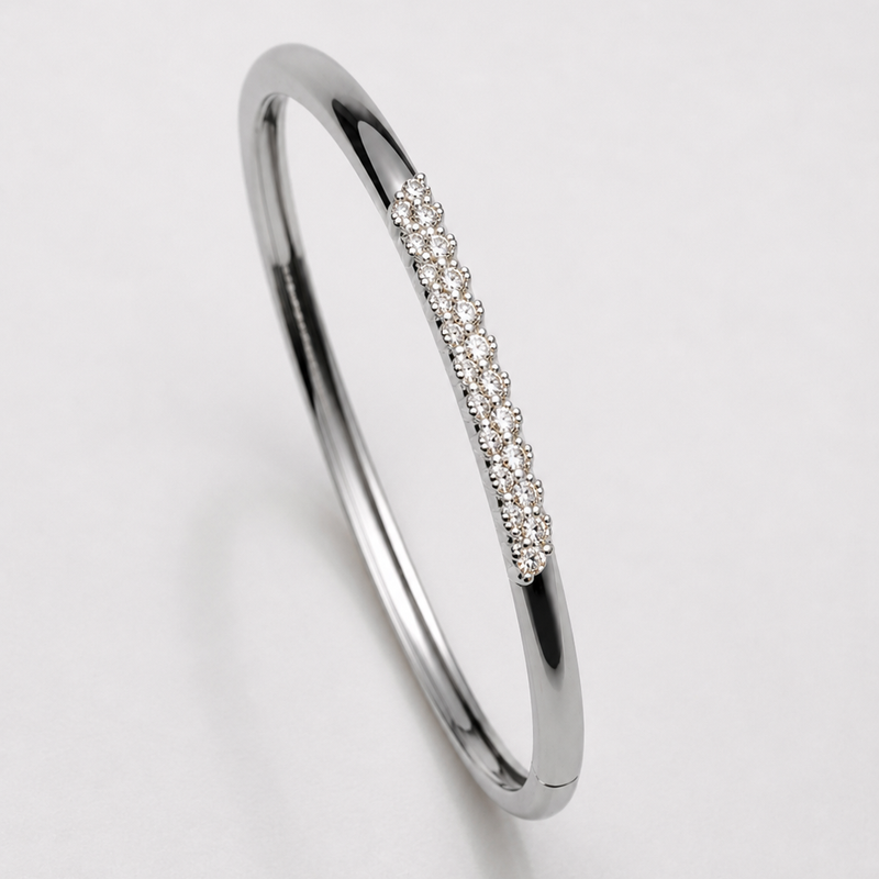 Éclat Slim Pavé Bangle