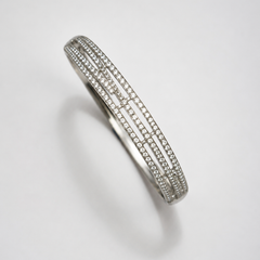 Aurielle Linear Pavé Bangle