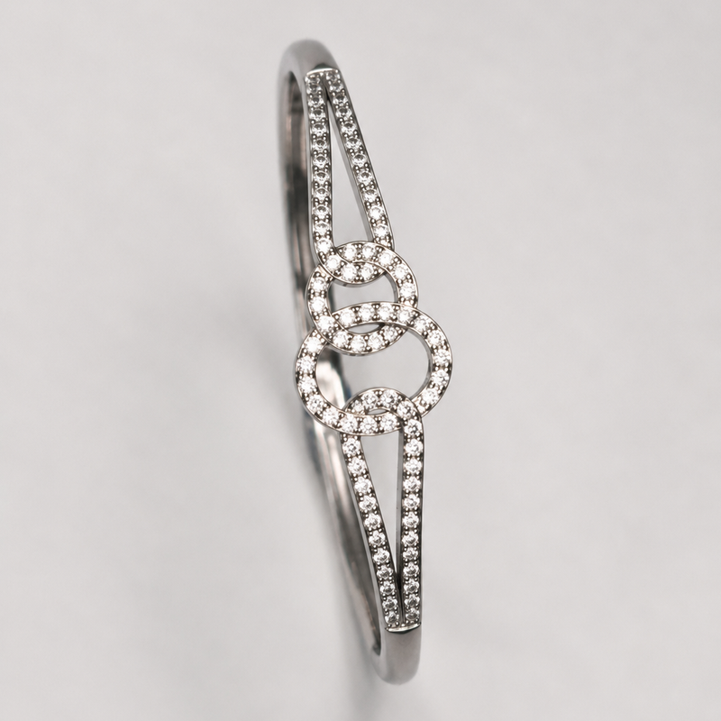 Éterne Link Pavé Bangle