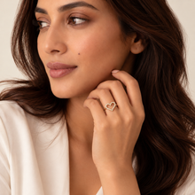 The "Caught in Orbit" Solitaire Ring — Official House of Zena Editorial Campaign