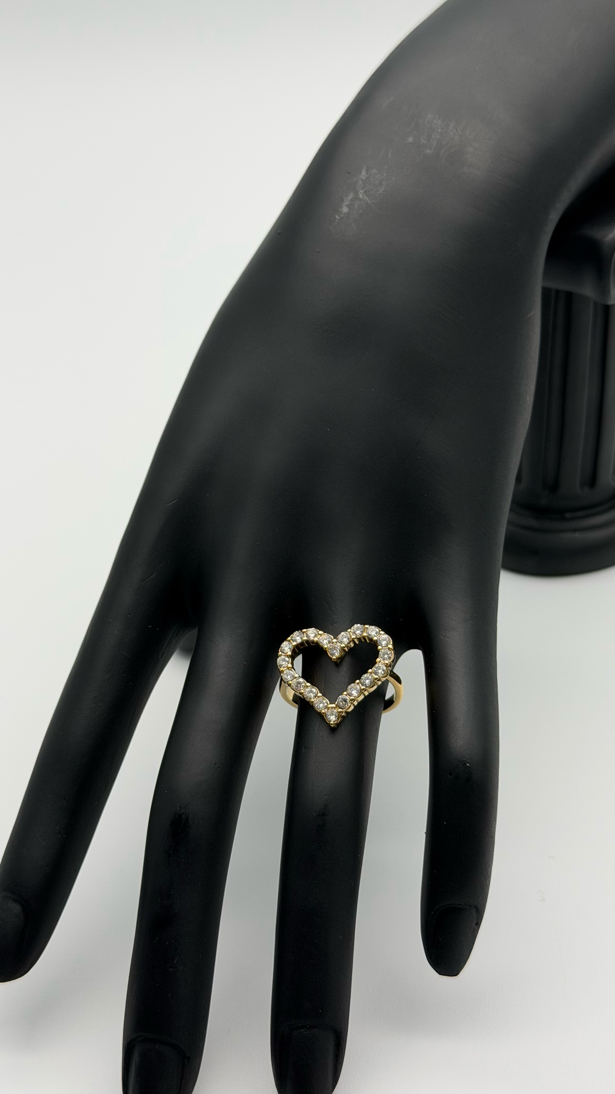 The "Caught in Orbit" Solitaire Ring — Studio Packshot (Angle 1)