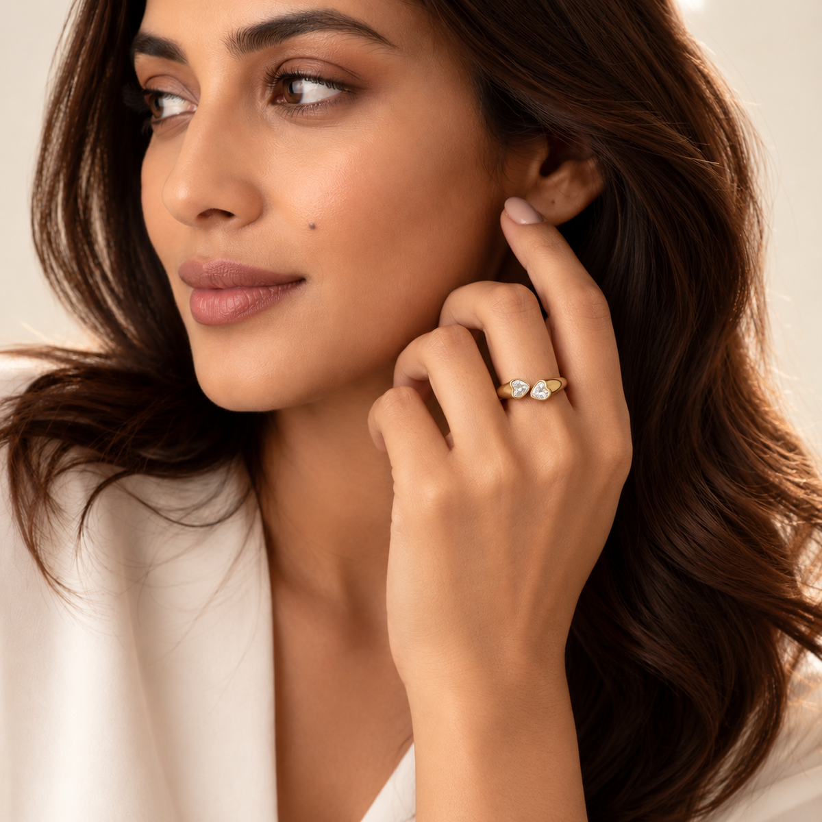 The Melted Butter Signet Ring — Official House of Zena Editorial Campaign