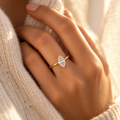 The "High Tide" Pavé Ripple Adjustable Ring