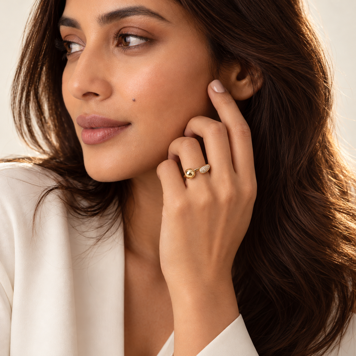 The "Instant Stack" Crossover Cage Ring — Official House of Zena Editorial Campaign