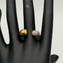 The "Instant Stack" Crossover Cage Ring — Studio Packshot (Angle 2)