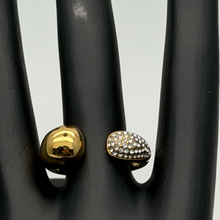 The "Instant Stack" Crossover Cage Ring — Studio Packshot (Angle 3)