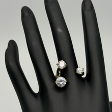 The "Queen Bee" Honeycomb Mosaic Ring — Studio Packshot (Angle 3)