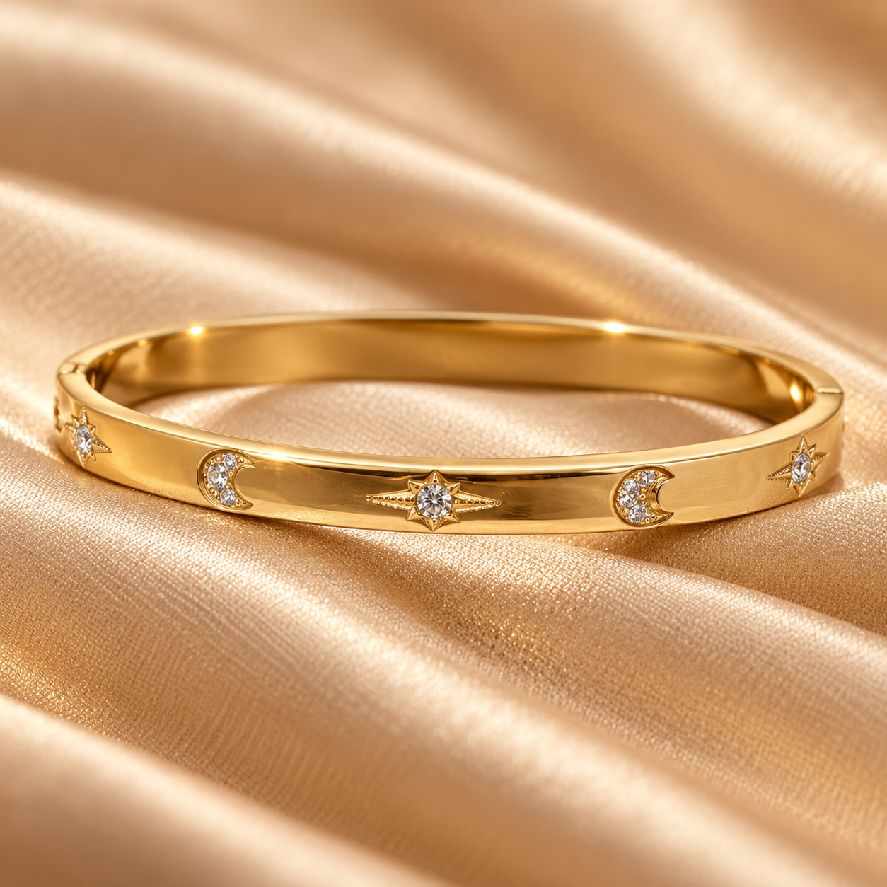 The Midnight Aperitivo Pavé Bangle Bracelet