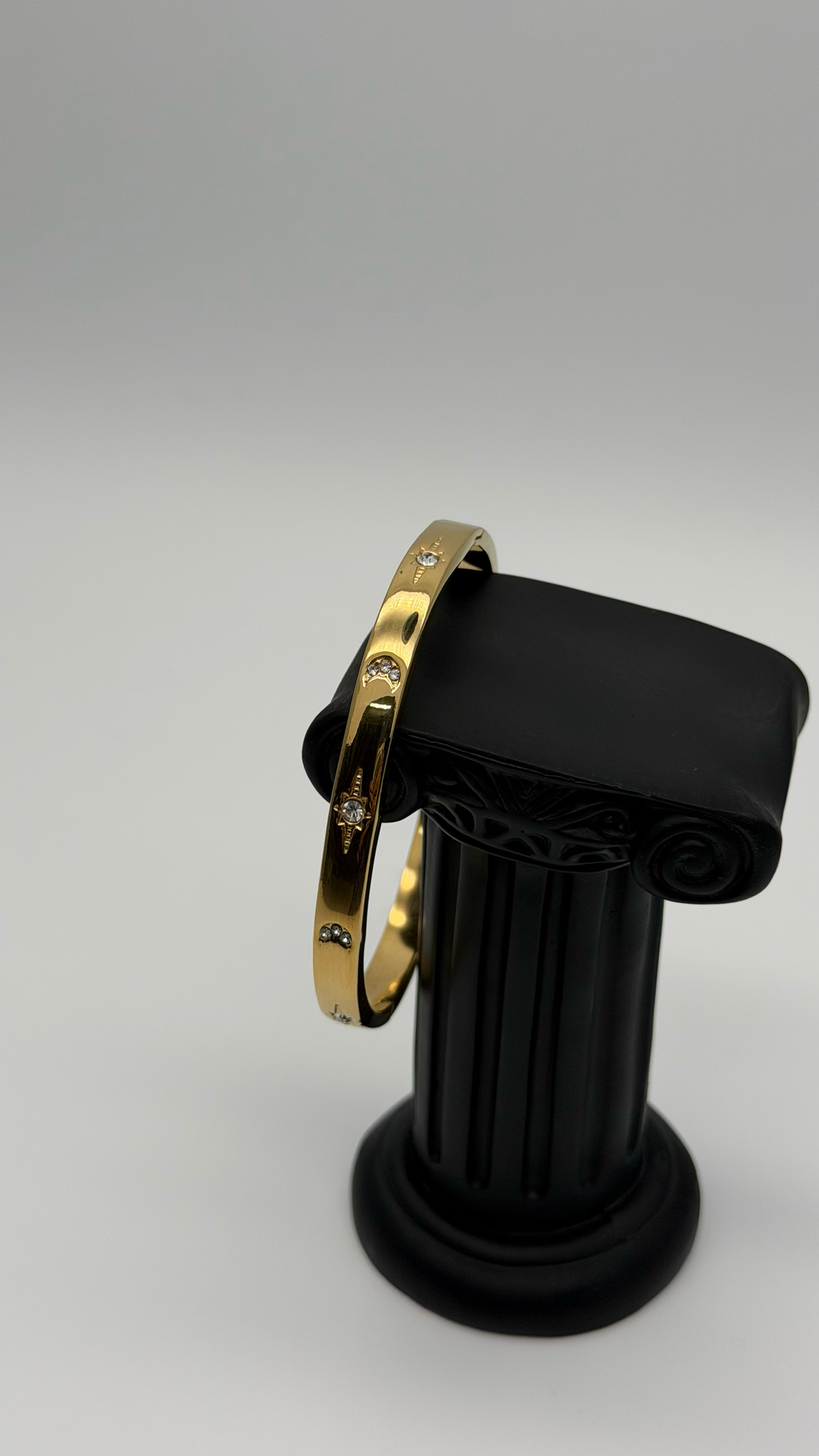 The Midnight Aperitivo Pavé Bangle Bracelet — Studio Packshot (Angle 1)