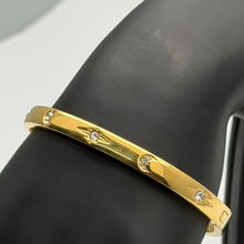 The Midnight Aperitivo Pavé Bangle Bracelet — Studio Packshot (Angle 4)