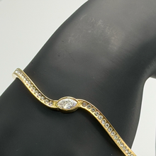 The "Liquid Asset" Sculpted Cuff Bracelet — Studio Packshot (Angle 2)