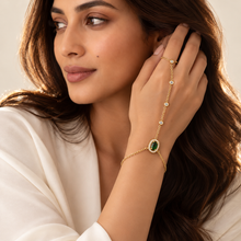 The "Barely There" Dewdrop Hand Chain — Official House of Zena Editorial Campaign