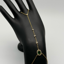 The "Barely There" Dewdrop Hand Chain — Studio Packshot (Angle 1)