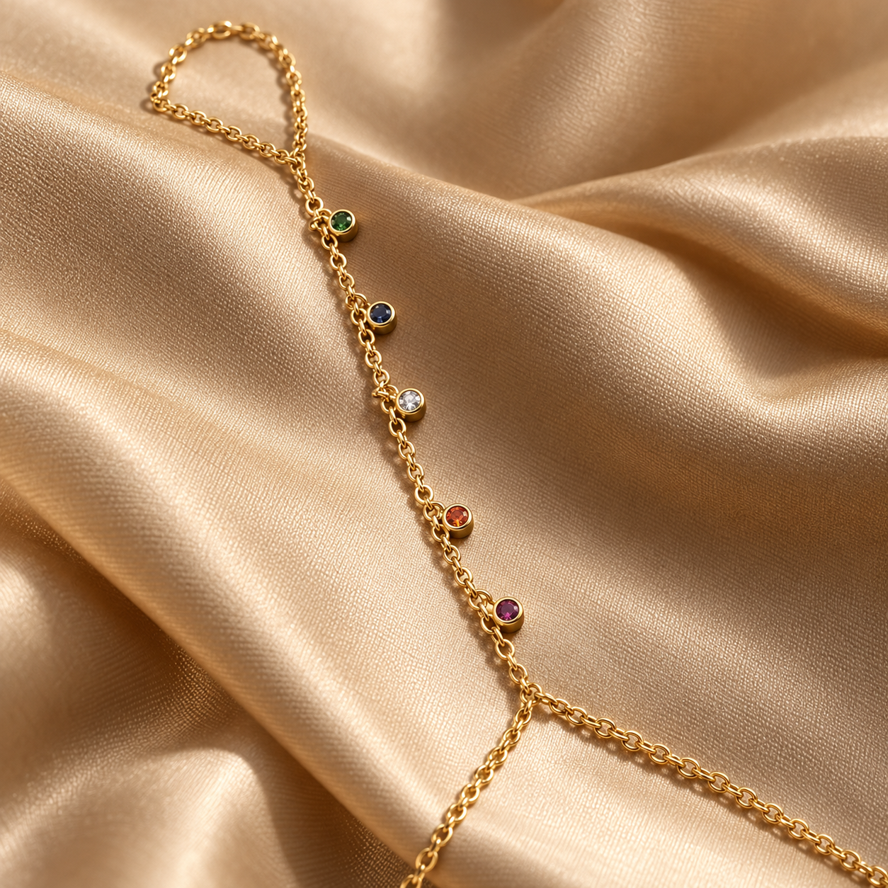 The "Written in the Stars" Cascade Hand Chain