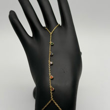 The "Written in the Stars" Cascade Hand Chain — Studio Packshot (Angle 1)