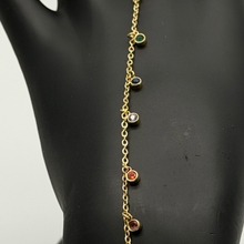 The "Written in the Stars" Cascade Hand Chain — Studio Packshot (Angle 2)