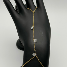 The "Barefoot in Goa" Beaded Hand Chain — Studio Packshot (Angle 1)
