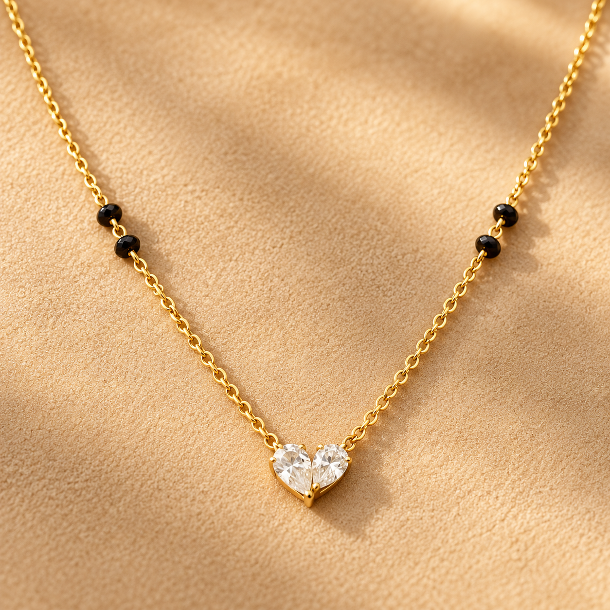 The "Modern Love" Solitaire Bar Mangalsutra