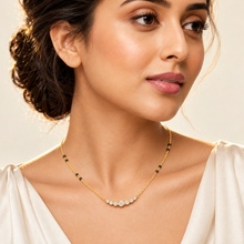 The Celestial Arch Layered Mangalsutra — Official House of Zena Editorial Campaign