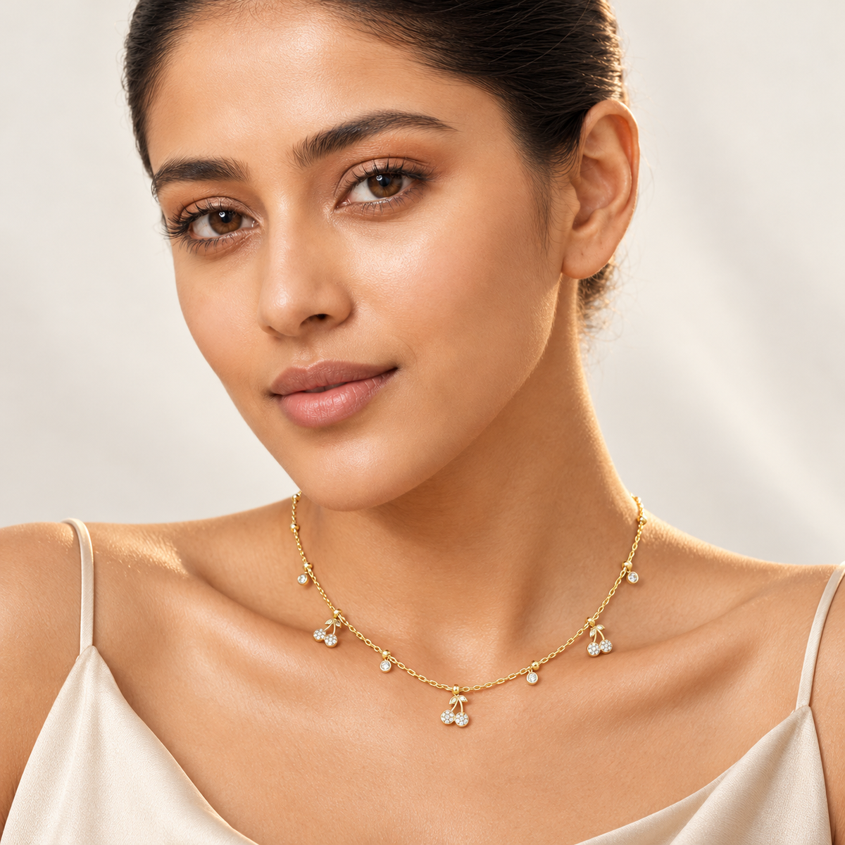 The "Follow Your North Star" Décolletage Lariat Necklace — Official House of Zena Editorial Campaign