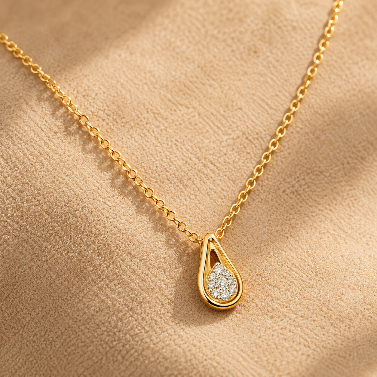 The "Can You Keep a Secret?" Pavé Padlock Necklace
