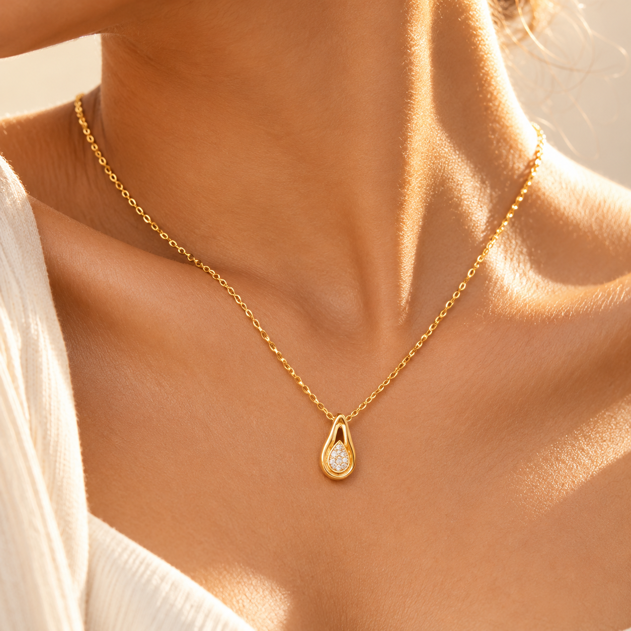The "Can You Keep a Secret?" Pavé Padlock Necklace