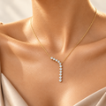 The "Inseparable" Interlocking Halo Pendant Necklace