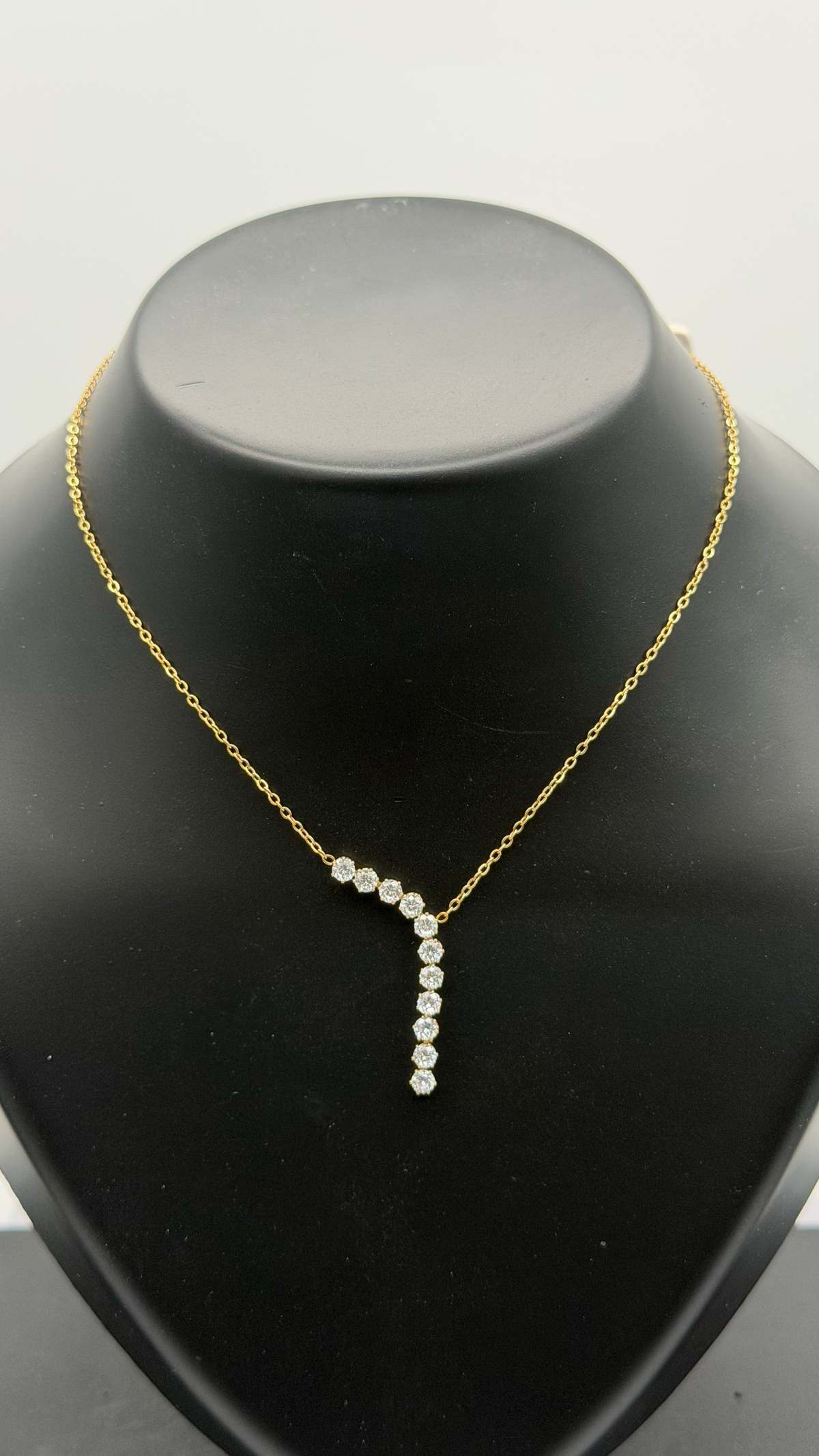 The "Inseparable" Interlocking Halo Pendant Necklace — Studio Packshot (Angle 1)