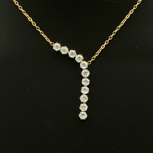 The "Inseparable" Interlocking Halo Pendant Necklace — Studio Packshot (Angle 2)