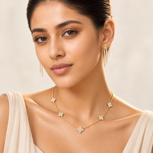 The "Main Event" Imperial Scallop Collar Necklace — Official House of Zena Editorial Campaign