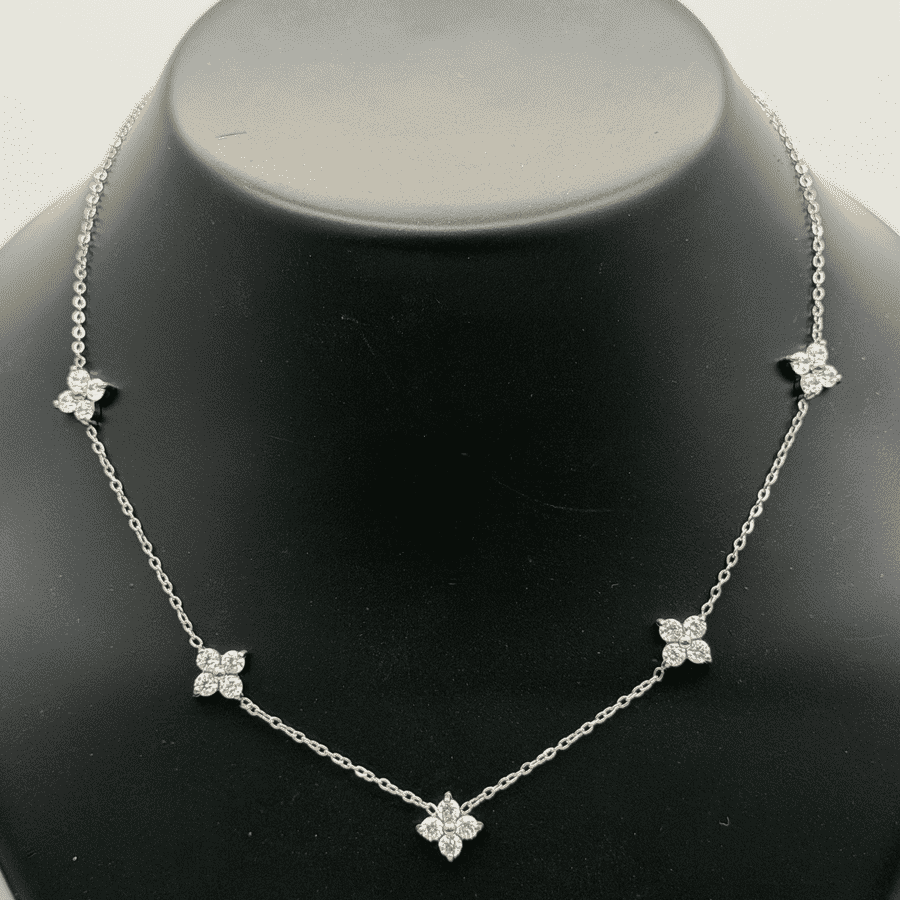 The "Main Event" Imperial Scallop Collar Necklace — Studio Packshot (Angle 1)